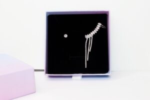 Pendientes Ear cuff Trepador con circonitas