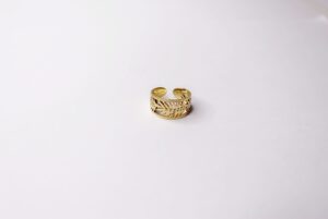 Anillo dorado rama