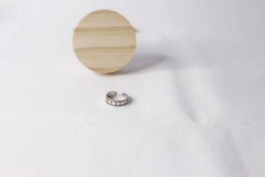 Anillo ajustable círculos plata 925