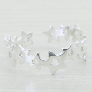 Anillo estrellas Plata de Ley 925