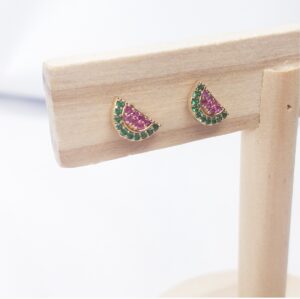 pendientes mini sandía