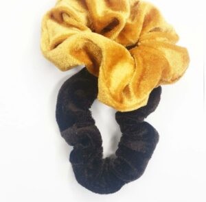 scrunchie coleteros lote de 2